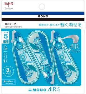 修正テープ　モノエアー5C　ブルー　3Pパック