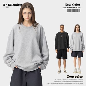 P18499 男女通用 メンズ パーカー 2024秋冬新作 トッブス ラウンドネック  ポケット カジュアル 韓国風