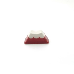 Hasami ware Chopsticks Rest Red Chopstick Rest Inbound Mt.Fuji