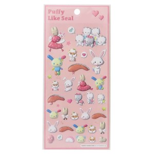 【取寄品】【シール】サンリオキャラクターズ パフィーライクシール キャラMIX ピンク