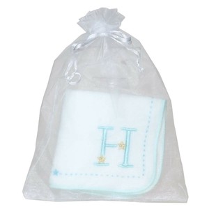 【ハンドタオル】イニシャルタオル＆巾着セット 星座 H