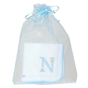 【ハンドタオル】イニシャルタオル＆巾着セット 星座 N