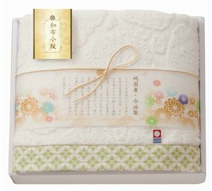 和布小紋 バスタオル・フェイスタオル WFK-026A GR