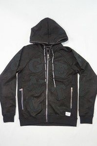 【ユニセックス】45783【LUXE/R】ストレッチポリスエード生地ZIPUPパーカー（RMS）