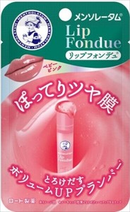 メンソレータム　リップフォンデュ　ベビーピンク　3．2g 【 リップクリーム 】