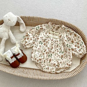 Baby Dress/Romper Patterned Printed Rompers Flowers