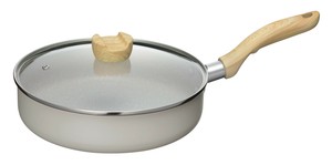 ホペア　IH対応マーブルワイドパン24cm(ガラス蓋付) MB-2710 1034424