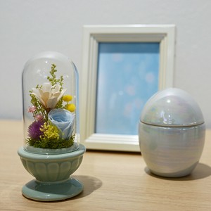 お供え花 和み GR 仏花　仏花アレンジ　フラワーギフト  お盆　お供え　フラワーアレンジ  ガラスドーム