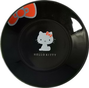 【サンリオ】ハローキティ コンサバティブ 13.5プレート(黒）