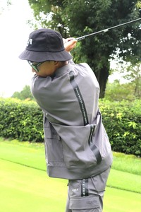【ユニセックス】45853【LUXE/R】撥水加工　ストレッチナイロン布帛　ミニモック　（RMS）