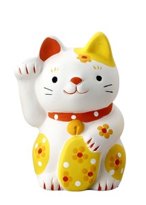 花招き猫・黄