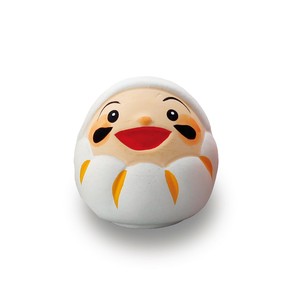 小福達磨・白　【だるま】