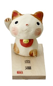 SAO・招き猫（茶）