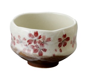 小ぶり抹茶碗（桜）　【美濃焼・桜】