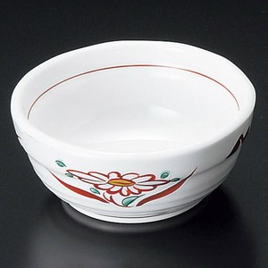 赤絵小花段付小鉢 強化磁器 美濃焼 日本製 和食器 小付け