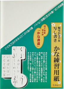 墨運堂　　　写し書きかな練習用紙　30枚入　24660