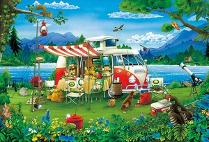 Puzzle Cars Puzzle Outdoor