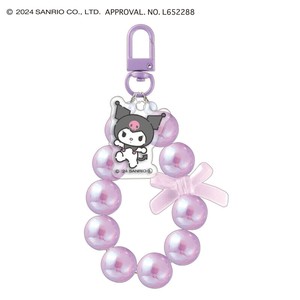 チャーム付き オーロラビーズ キーホルダー サンリオキャラクターズ