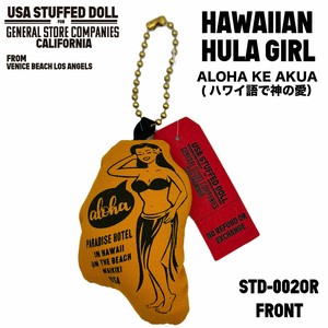 USA STUFFED DOLL　キーホルダー　ぬいぐるみ　アメリカン雑貨　HAWAIIAN　HULA　ハワイアン　フラガール