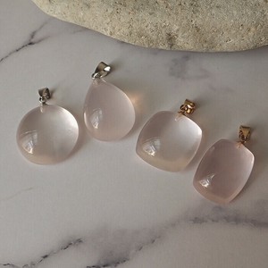 Gemstone Pendant Top Stainless Steel Pendant