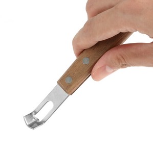チーズ削り、チーズ削り、果物削り、、レモン削り、擦り器、削り器 クルミ柄 ステンレス、 BQ4879