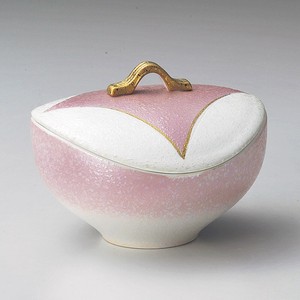 Mino ware Rice Bowl Pink Cloisonne Made in Japan