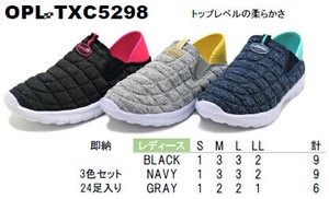 【軽量】婦人スニーカー キックバック　TXC5298