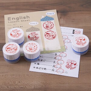 スヌーピー　先生の英語のごほうびスタンプ