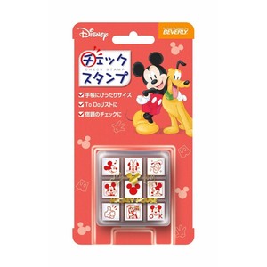 ミッキー＆フレンズ　チェックスタンプ