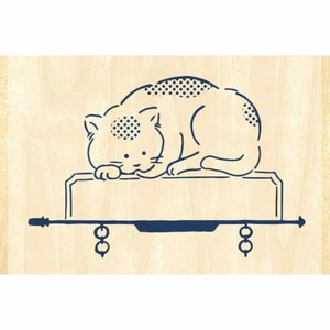 Stamp Poster Cat Masute no Aibo