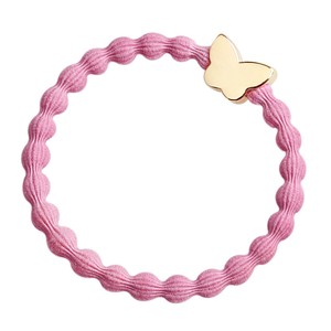 【ByEloise】Gold Butterfly Rose Pink 蝶 ヘアゴム ヘアアクセサリー ブレスレット