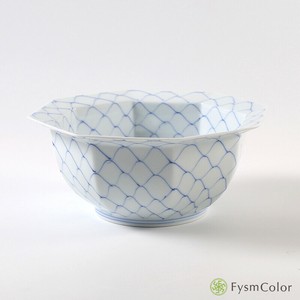 Hasami ware Side Dish Bowl L size Hand-Painted Made in Japan
