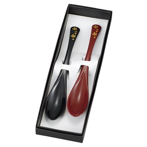Bento Cutlery Red Cherry Blossoms Made in Japan