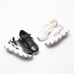 la farfa SHOES（ラ・ファーファ シューズ）幅広甲高仕様の厚底ライン入りスニーカー 902