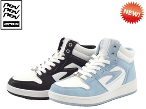 【新色入荷】【nev】 レディース カラーキリカエハイカットスニーカー