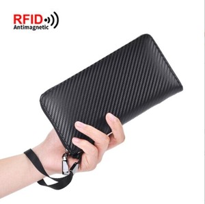 長財布 PU メンズファッション RFID信号遮蔽  小銭入れ有   BQ4944