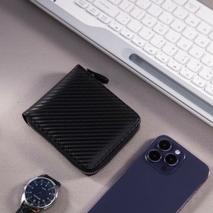 二つ折り財布 PU メンズファッション   小銭入れ有 BQ4955