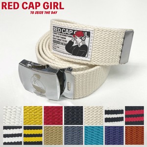 【RED CAP GIRL】ピス付き レーザー刻印入り G.I.ベルト