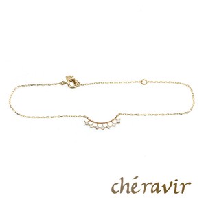 【Cheravir】K10YG ブレスレット ダイヤモンド