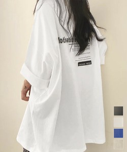 国内即納 オーバーサイズ 英文字ロゴ 半袖Tシャツ