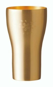 日本製 made in japan 金の贅「桜」 ステンレスタンブラー 大 440ml 206003