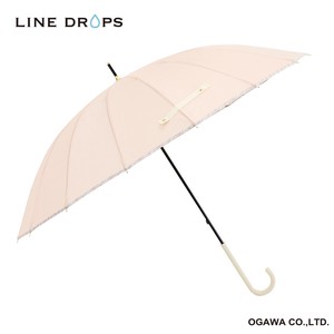 LINEDROPS 16本骨雨傘　オレンジ