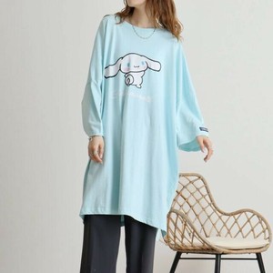シナモロール ビッグ シルエット Tシャツ 半袖 ワンピース ルームウェア サンリオ キャラクターズ