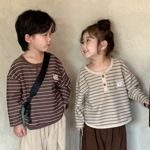 Kids' 3/4 - Long Sleeve Polo Shirt 80cm ~ 150cm 2-types [2024 Autumn]