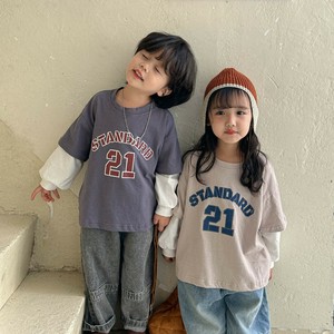 Kids' 3/4 Sleeve T-shirt 80cm ~ 150cm 2-types [2024 Autumn]