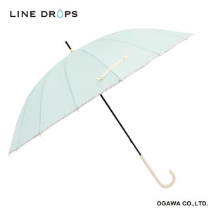 LINEDROPS 16本骨雨傘　ミントグリーン