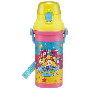 【公式】 [特価品] 抗菌 食洗機対応 直飲みプラワンタッチボトル 【竹下ぱらだいす】 水筒 スケーター