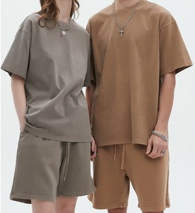 Tシャツ 半袖 ラウンドネック ゆったり 無地 快適 男女兼用  8805#BQQ369