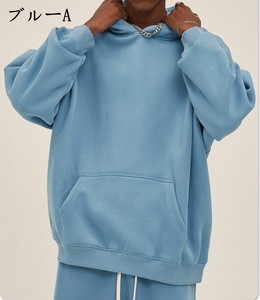 Hoodie Plain Color Long Sleeves Autumn/Winter