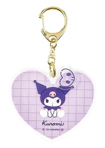 ポコポコワッペンシリーズ　アクリルキーホルダー　クロミ　サンリオキャラクターズ